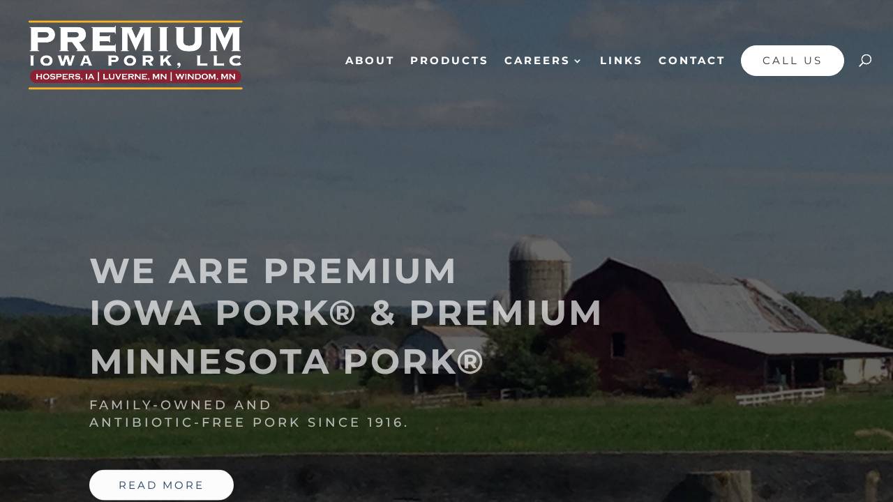 Iowa Premium® website screenshot