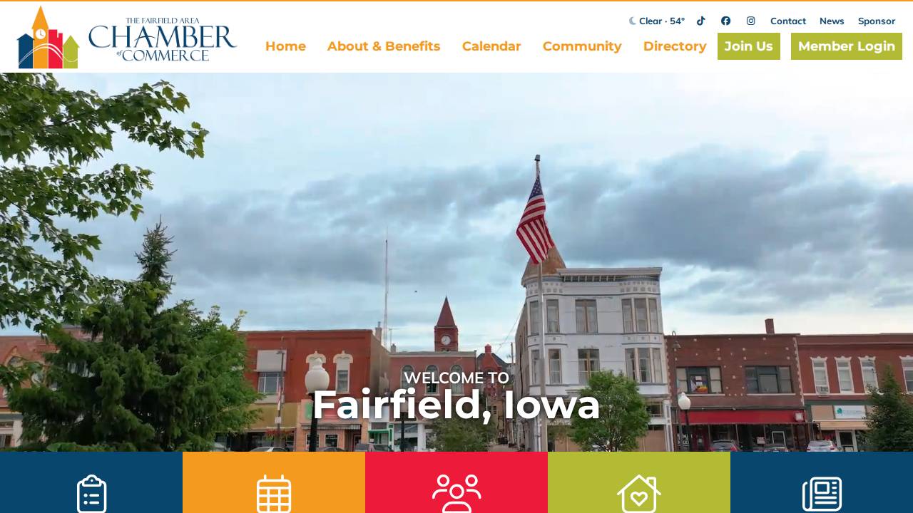 Fairfield website screenshot