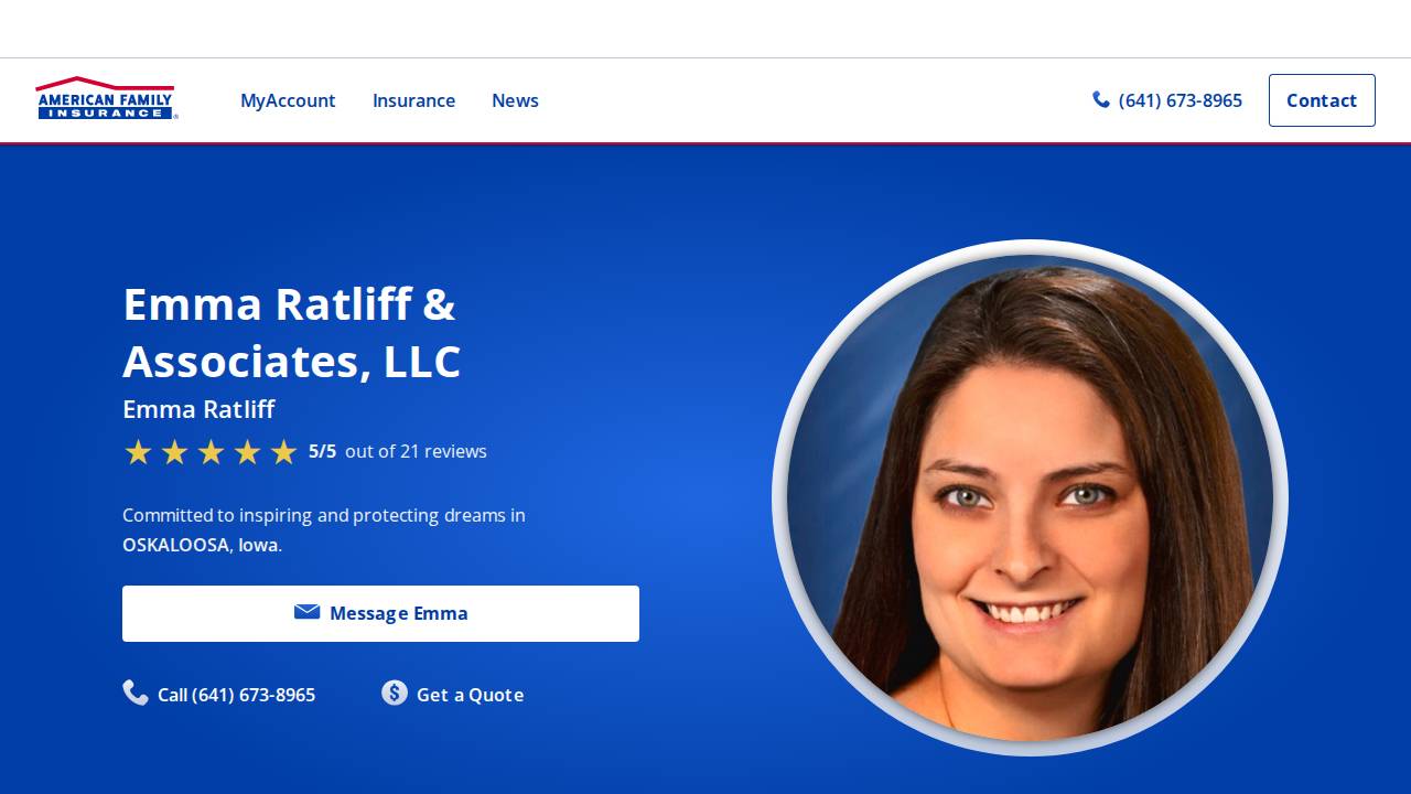 Emma Ratliff & Associates website screenshot