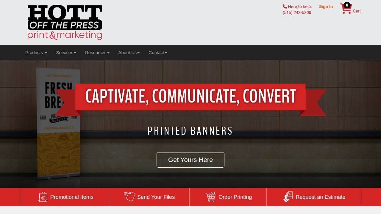 Ite-Das Print website screenshot