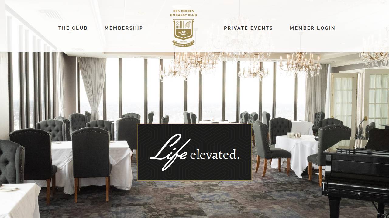 Embassy Club West LLC website screenshot
