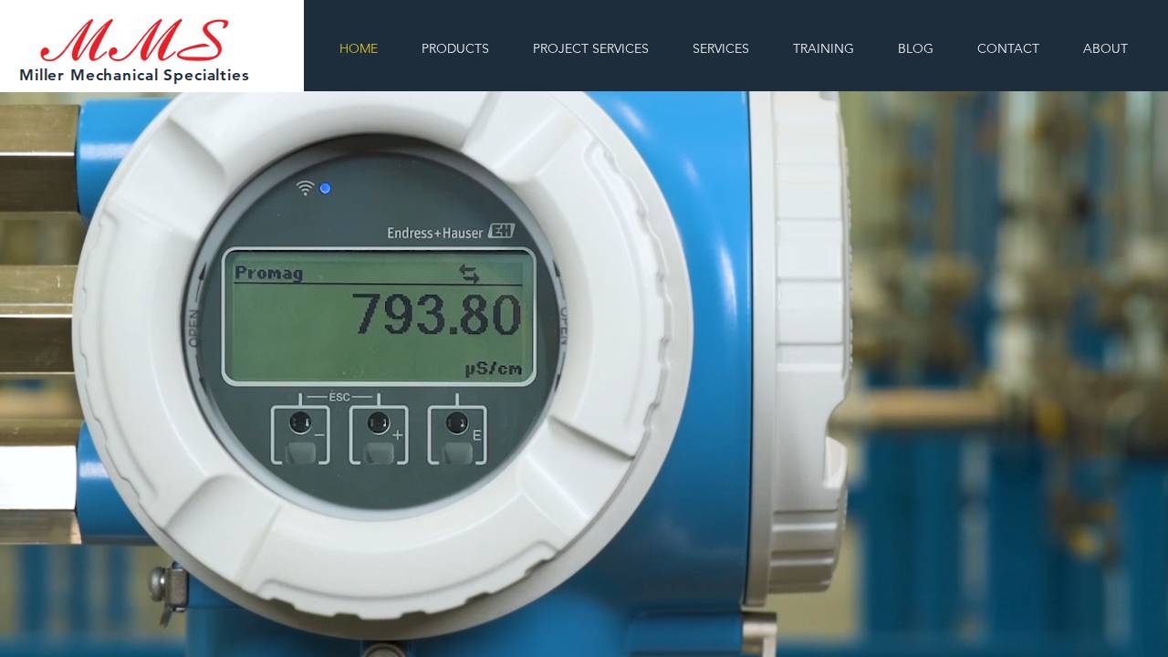Miller Mechanical Specialties Inc. website screenshot
