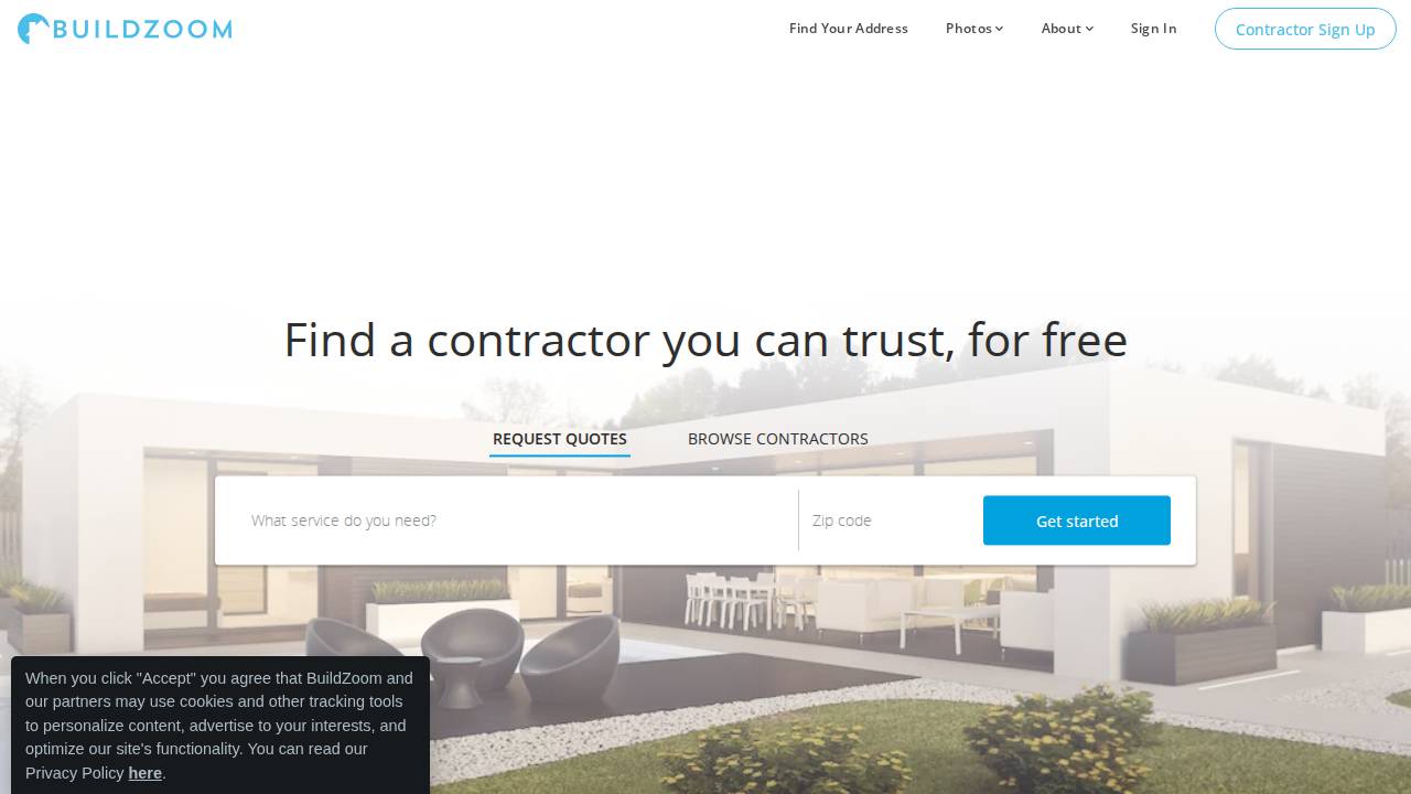 Smith Decorating Inc. website screenshot