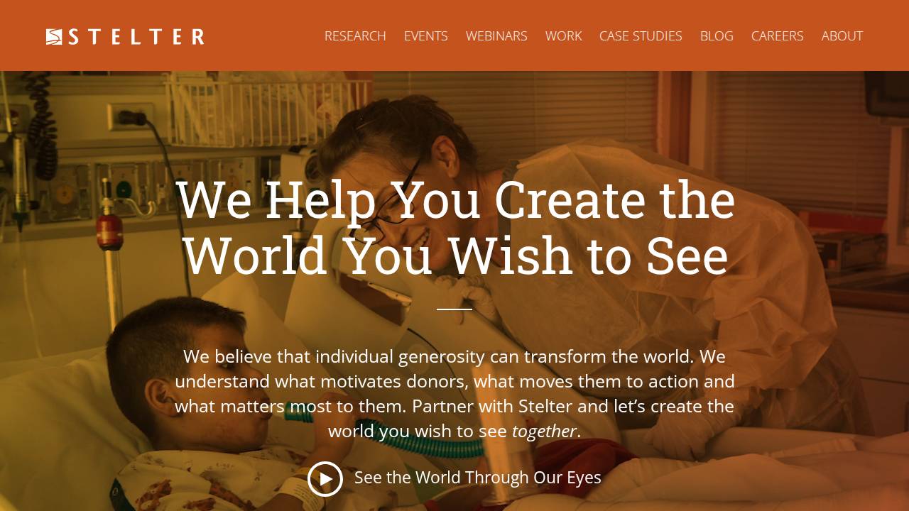 The Stelter Company website screenshot