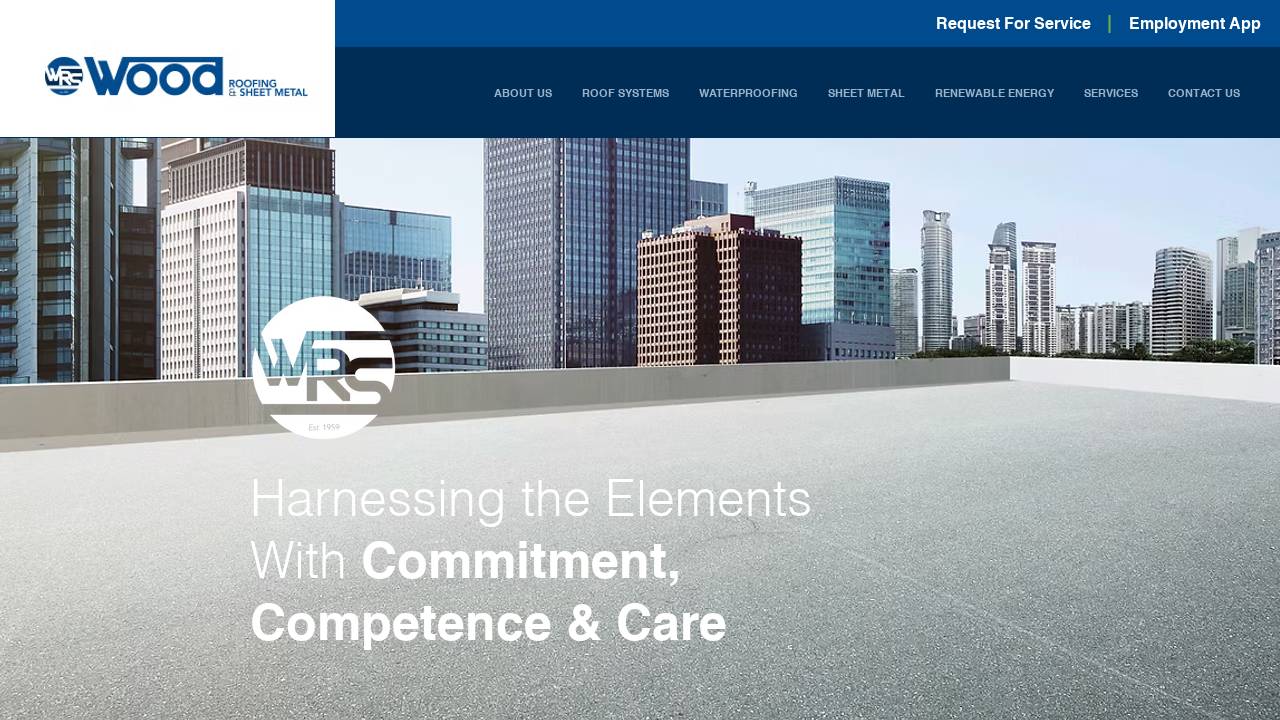 Wood Sheet Metal Company Inc. website screenshot