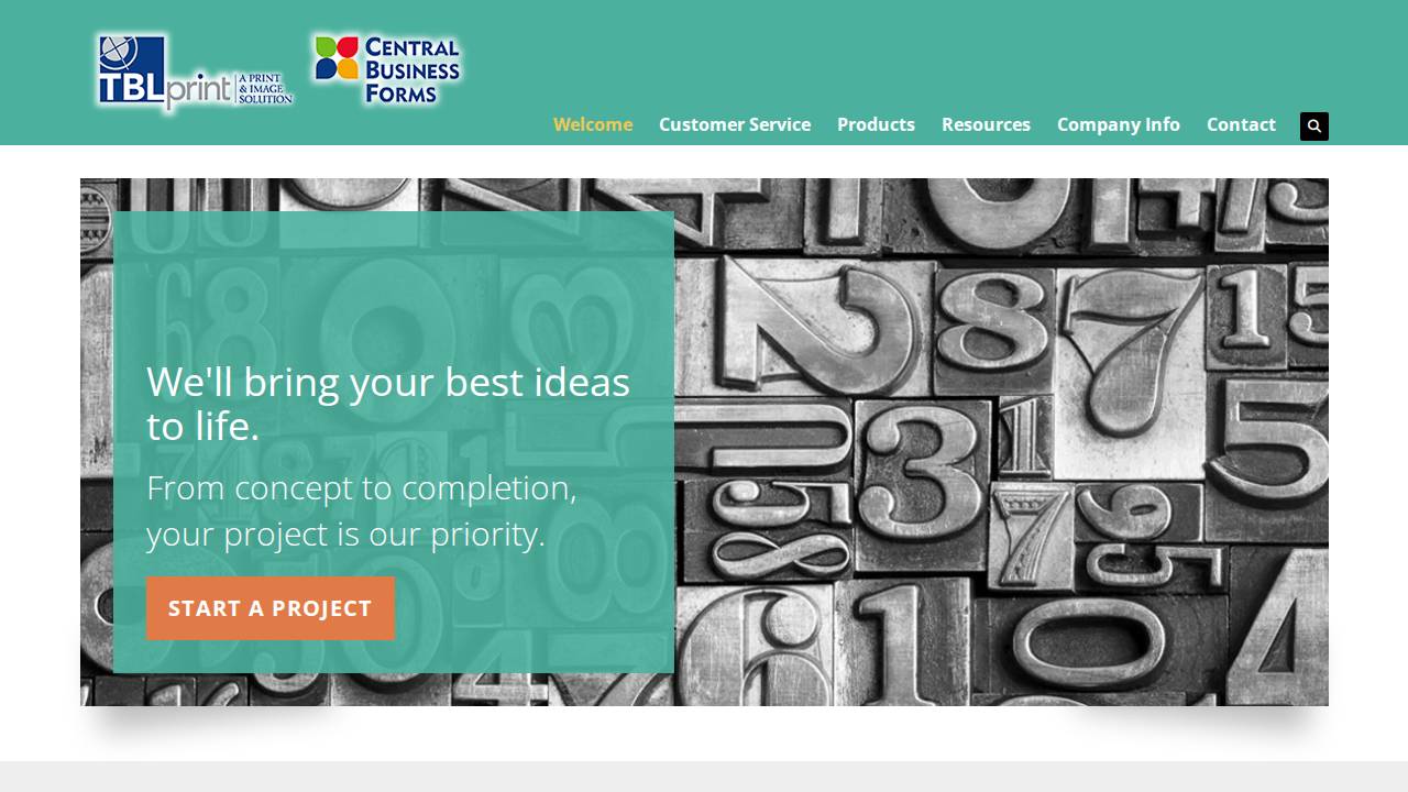 Iowa Business Forms Inc. website screenshot