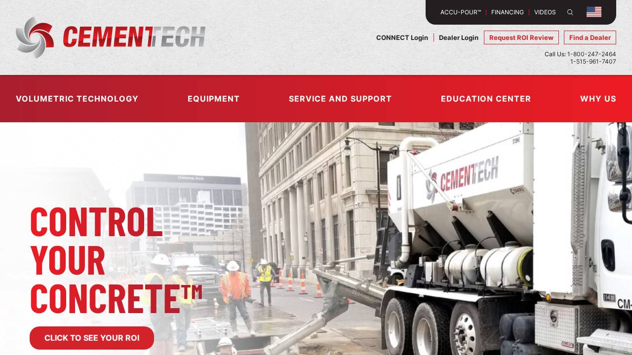 Cemen Tech Inc. website screenshot