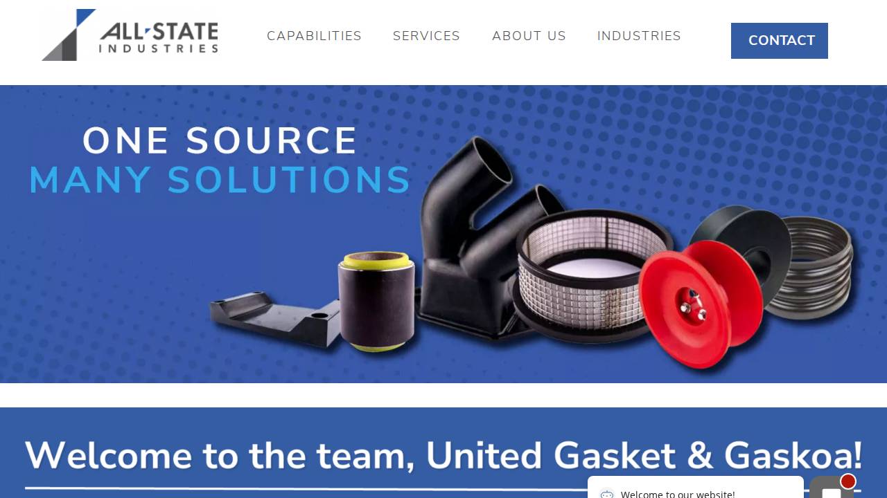 All-State Industries Inc. website screenshot