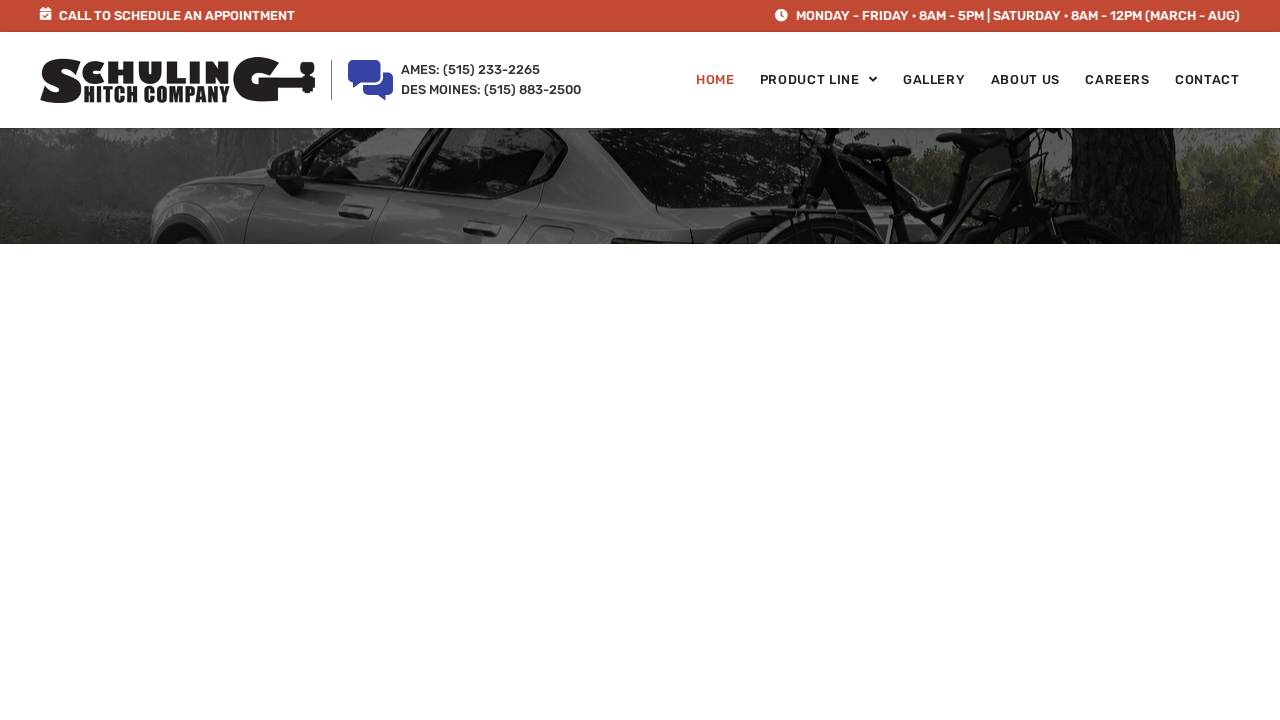 Schuling Hitch Co. website screenshot