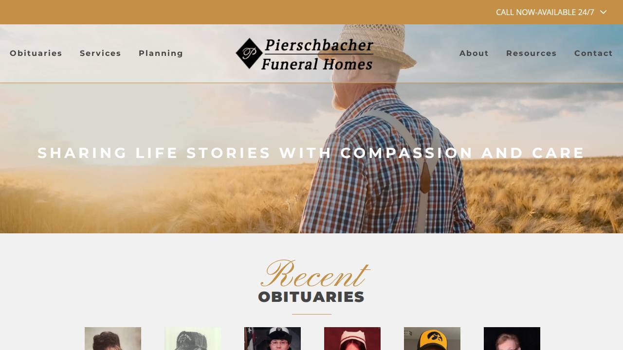 Pierschbacher website screenshot