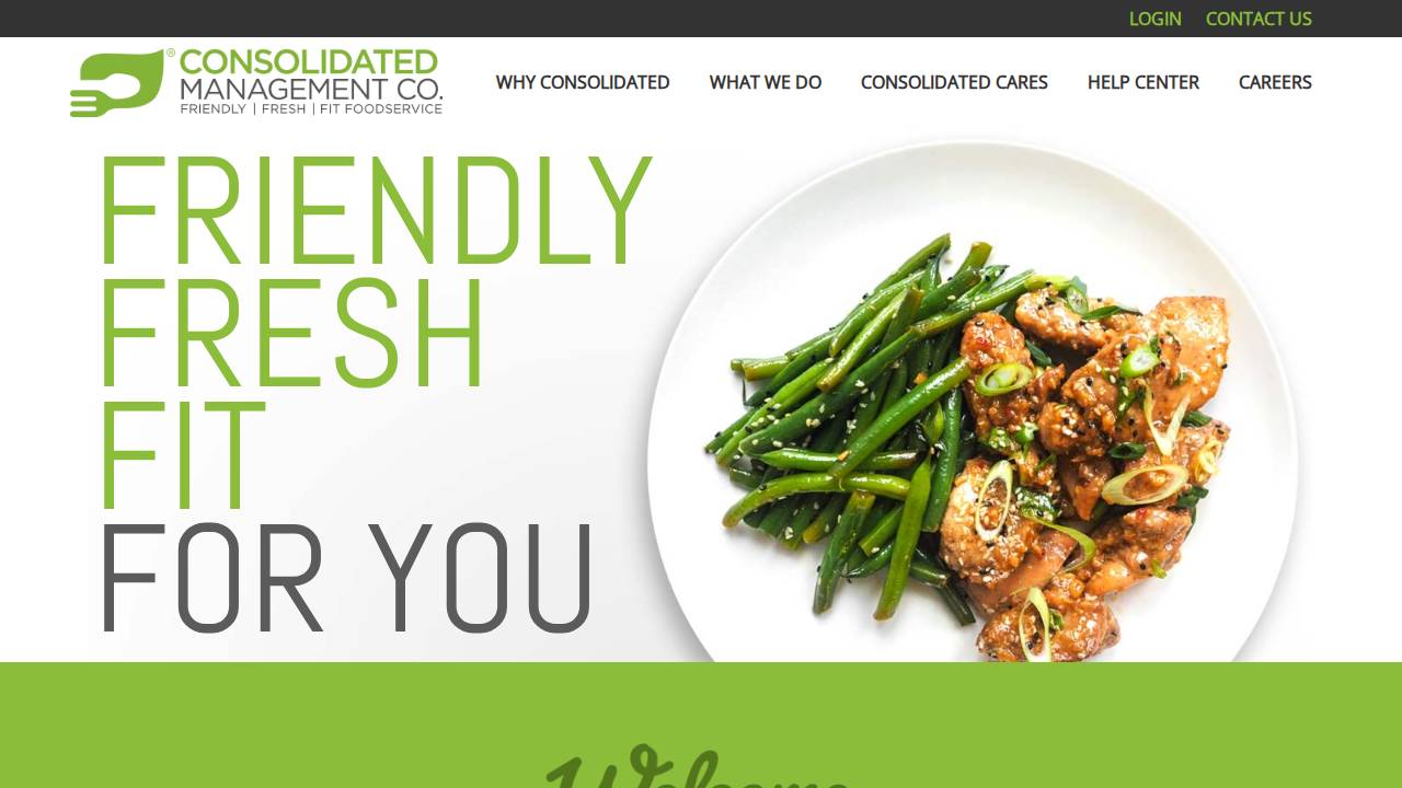 Consolidated Management Company website screenshot