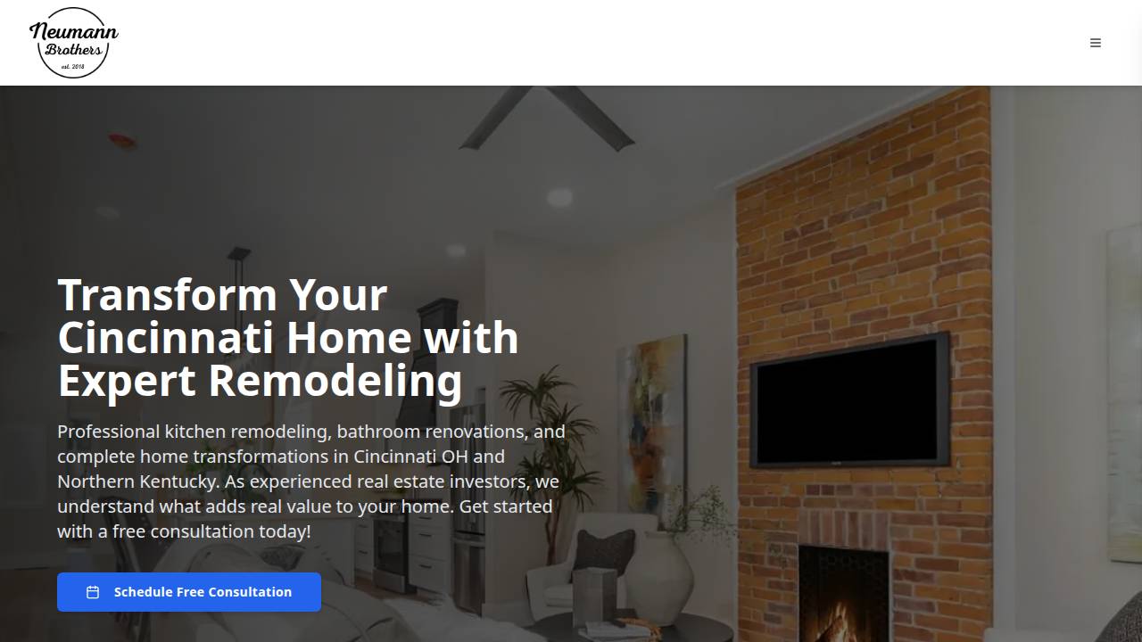 Neumann Brothers Inc. website screenshot