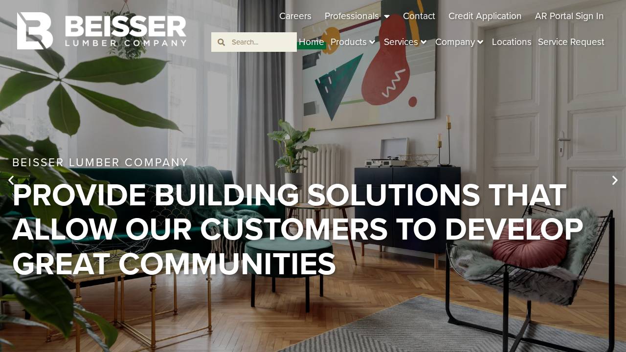 Beisser's Inc. website screenshot