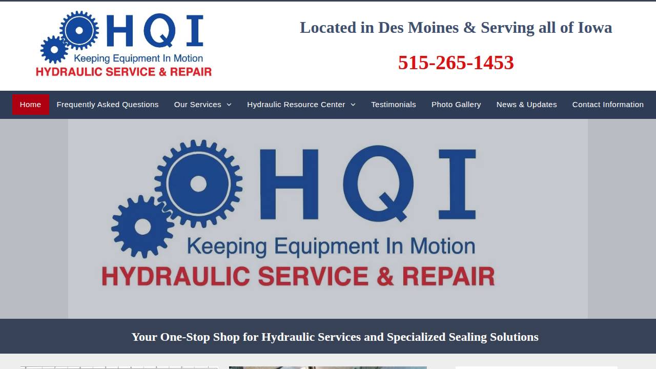 Hydraulics & Truck Equipment Corp website screenshot