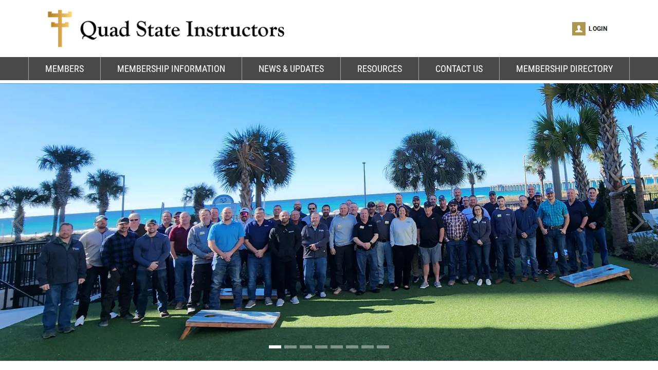 Quad State Instructors Inc. website screenshot