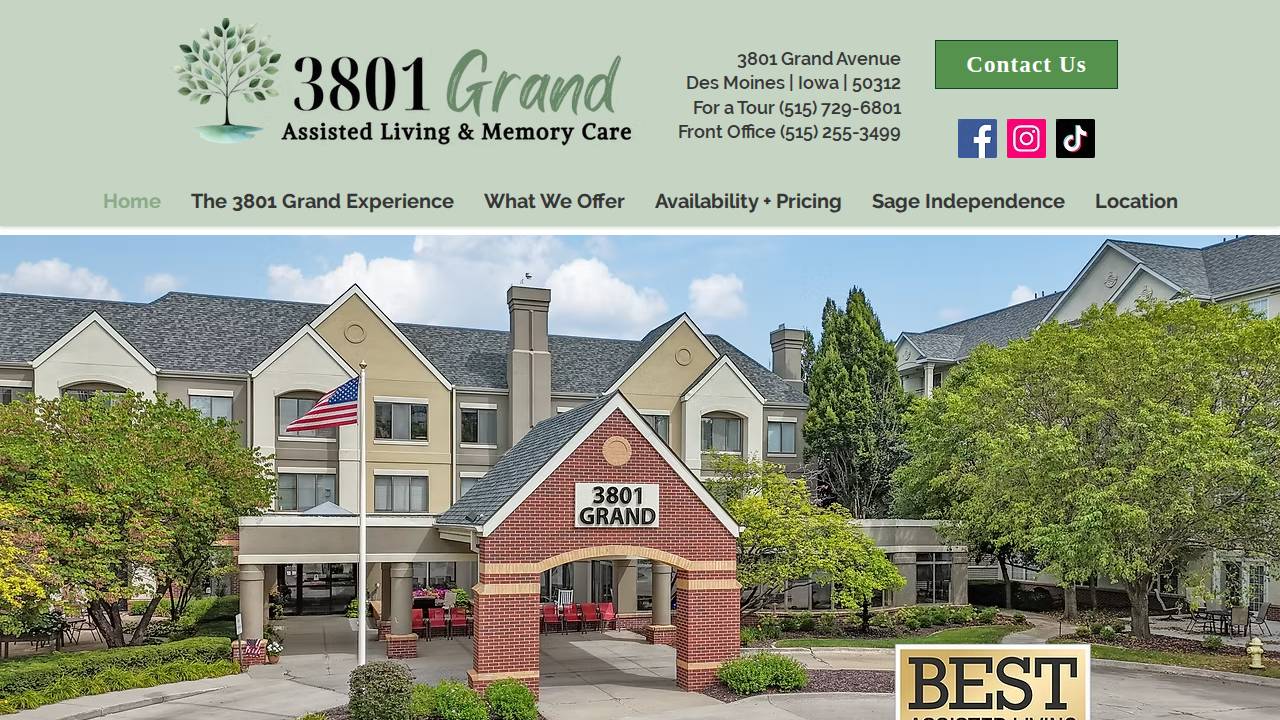 3801 Grand Associates Lp website screenshot