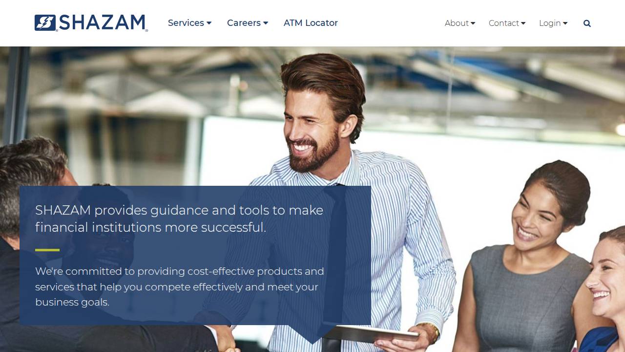 Shazam Inc. website screenshot