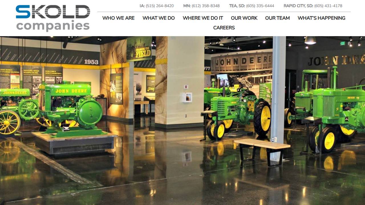 Skold Door & Floor Inc. website screenshot