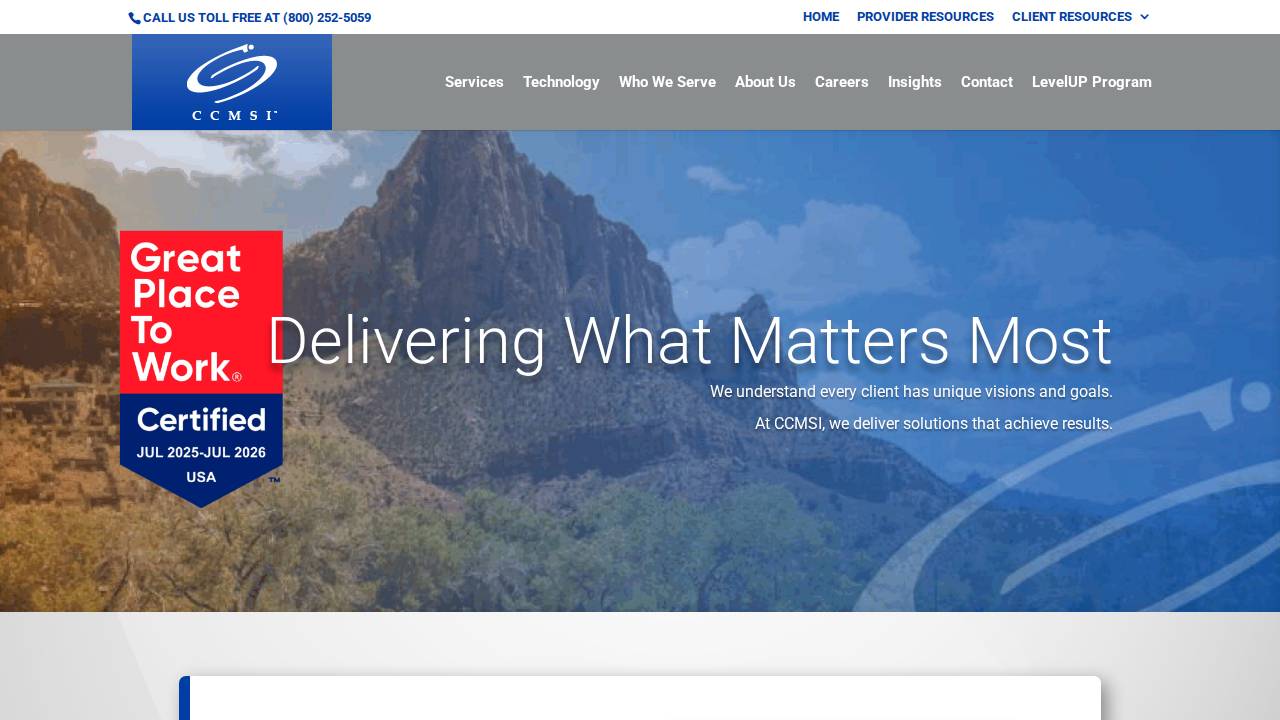 Cannon Cochran Management Servs Inc. website screenshot