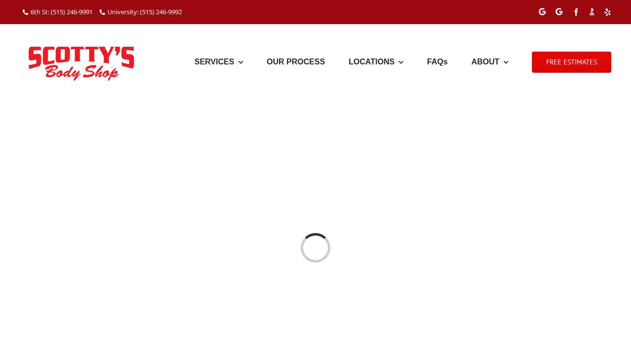 Scotty's Body Shop Inc. website screenshot