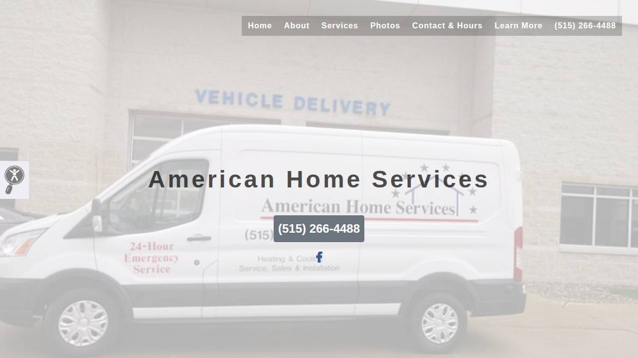 Service America & New Vista website screenshot
