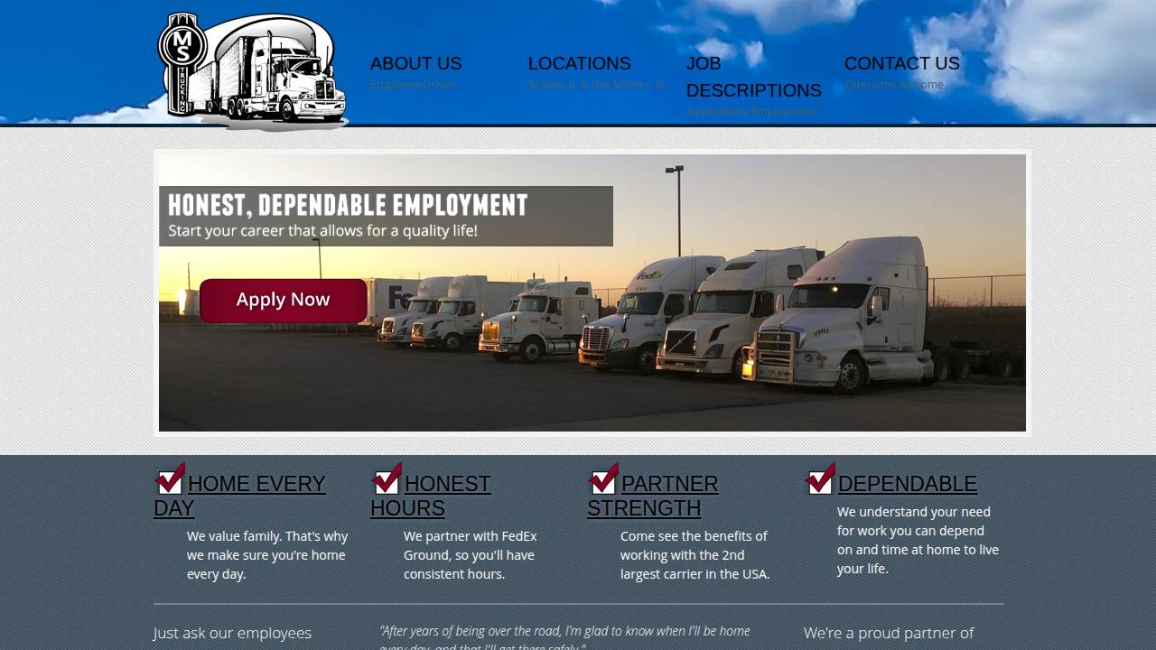 Stookey Companies website screenshot