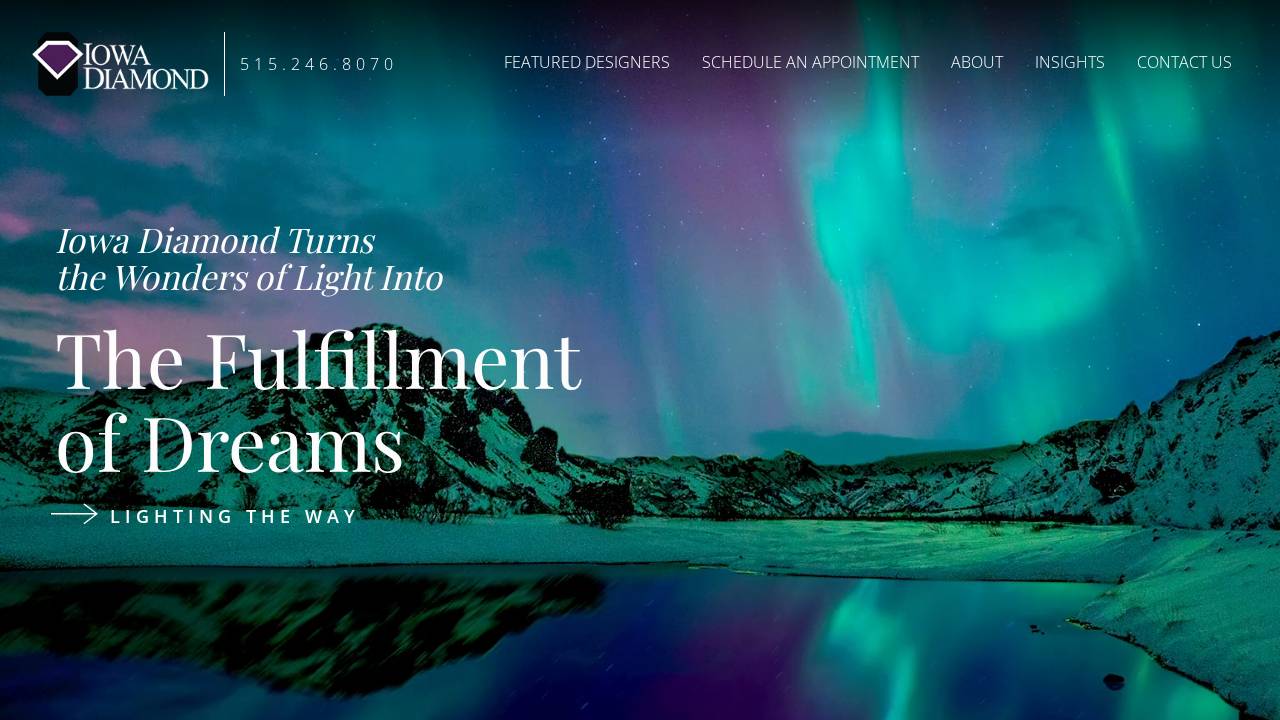 Iowa Diamond website screenshot