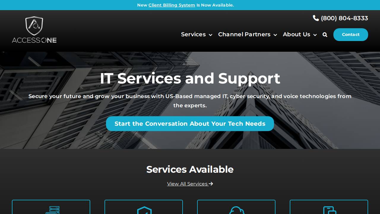 Computer Integration Services Inc. website screenshot