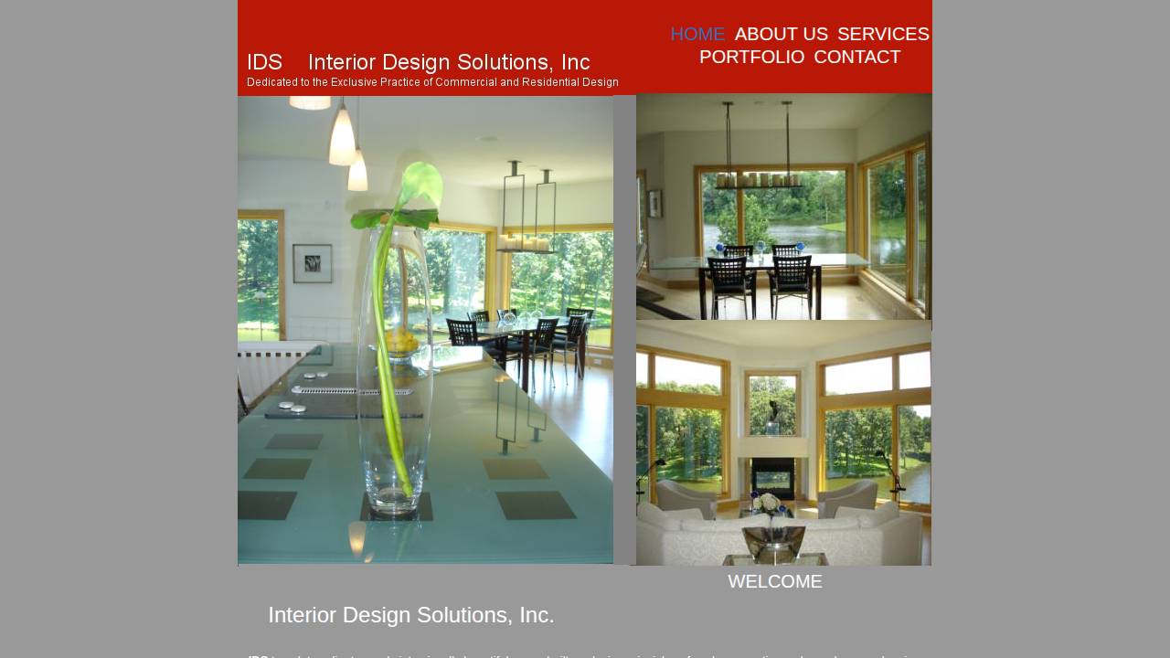 Interior Design Solutions Inc. website screenshot