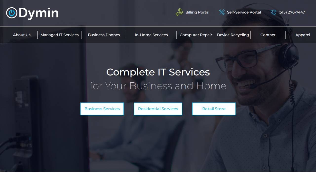 Dunim Inc. website screenshot