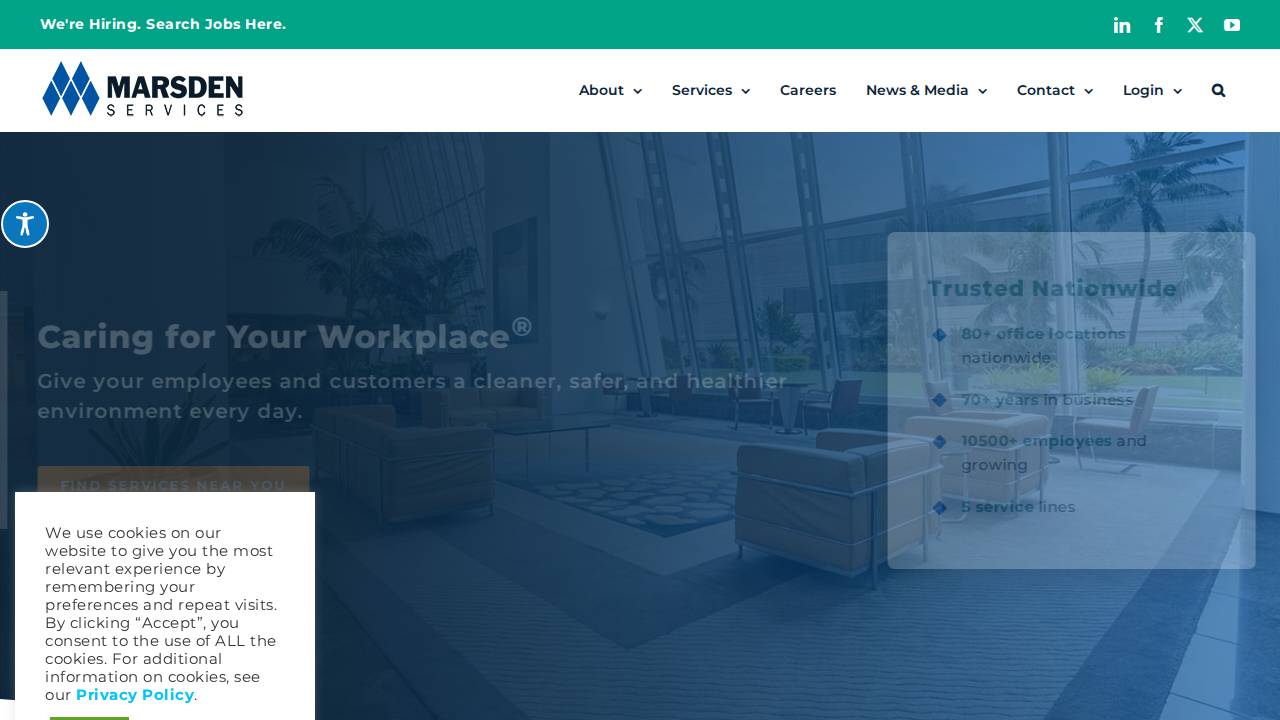 Marsden Central LLC website screenshot