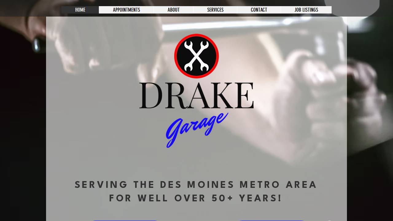 Rod Garage Lc website screenshot