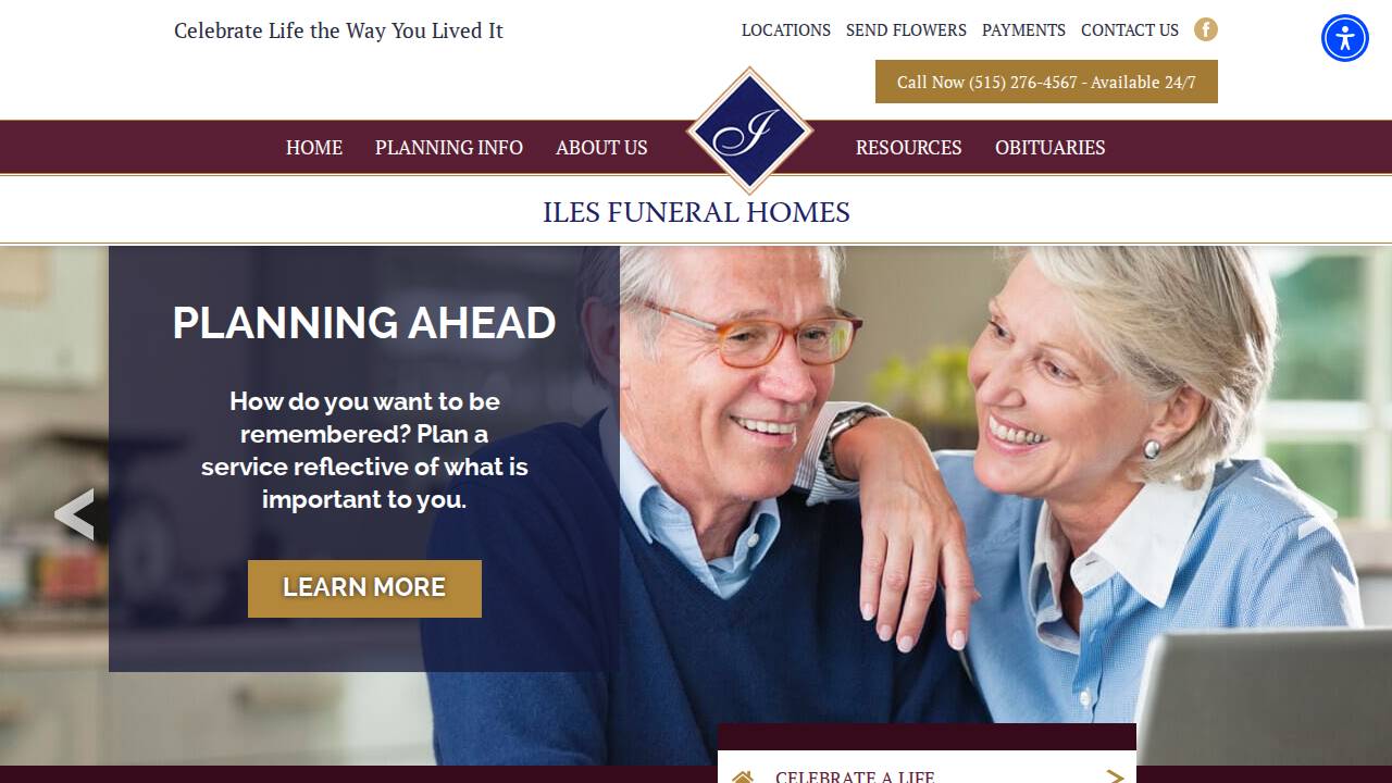 Mike Meline Clothiers Ltd website screenshot