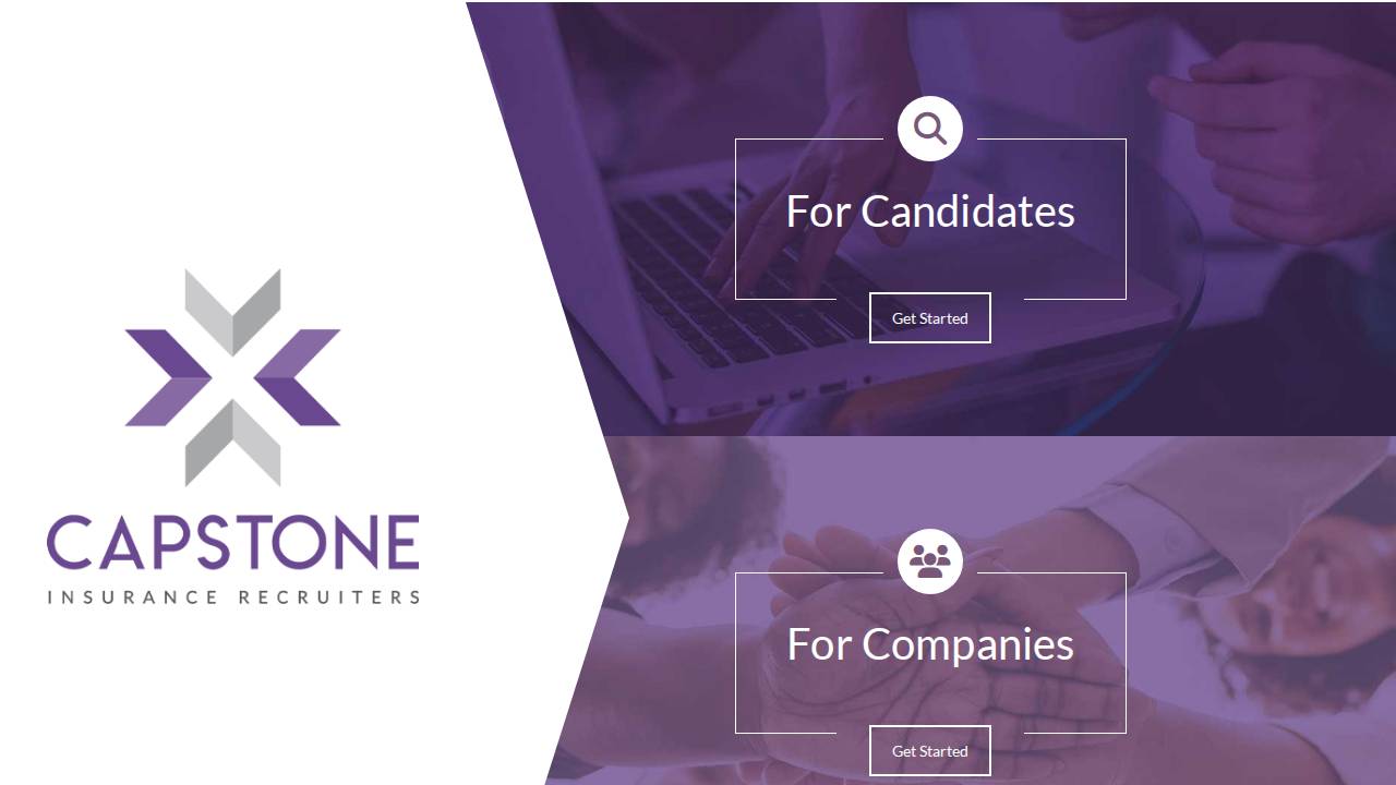 Capstone Search Group website screenshot