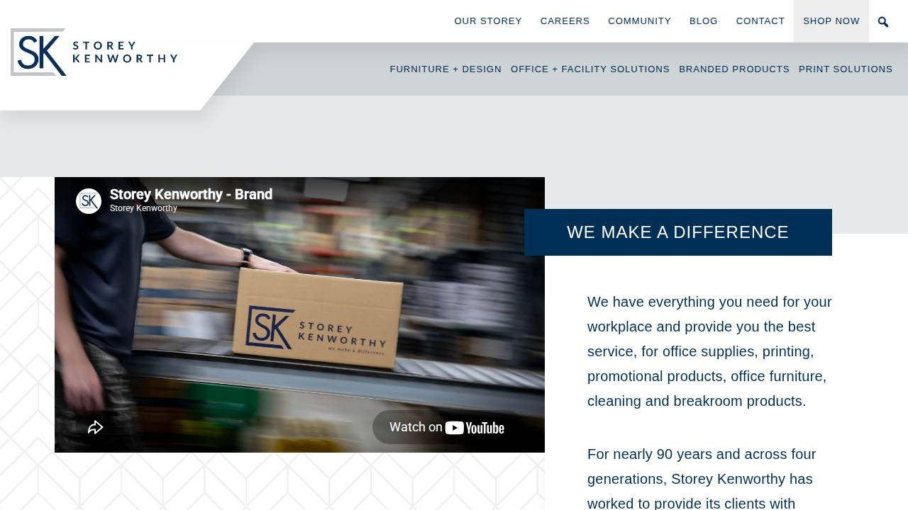 Storey Kenworthy Company website screenshot