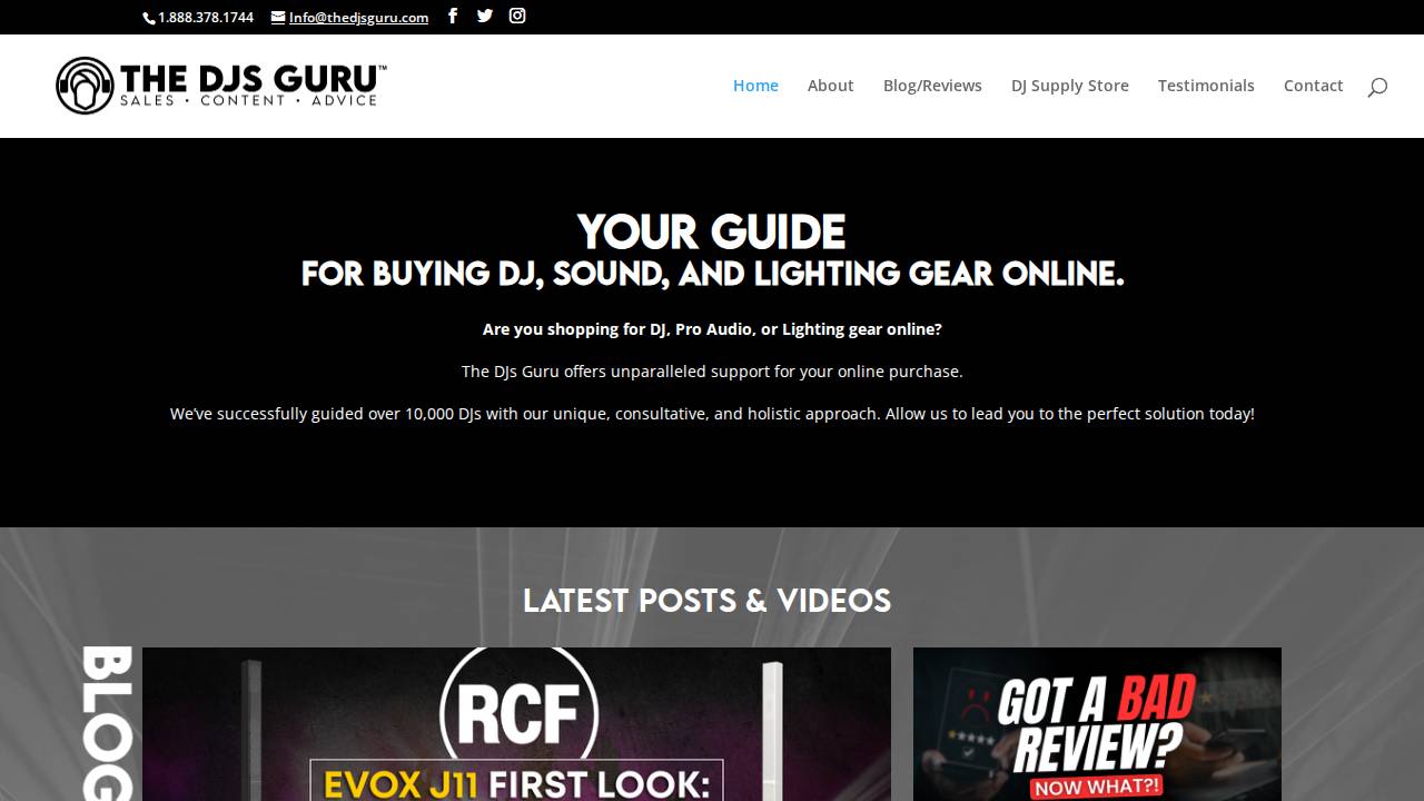 American Sound System website screenshot