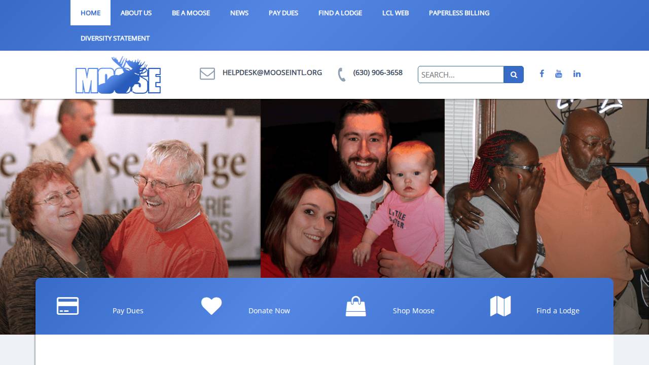 Capital City Moose website screenshot