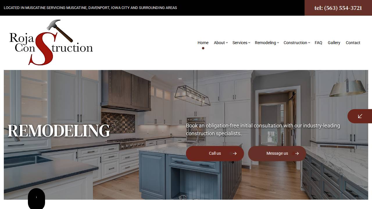 Rojas LLC website screenshot