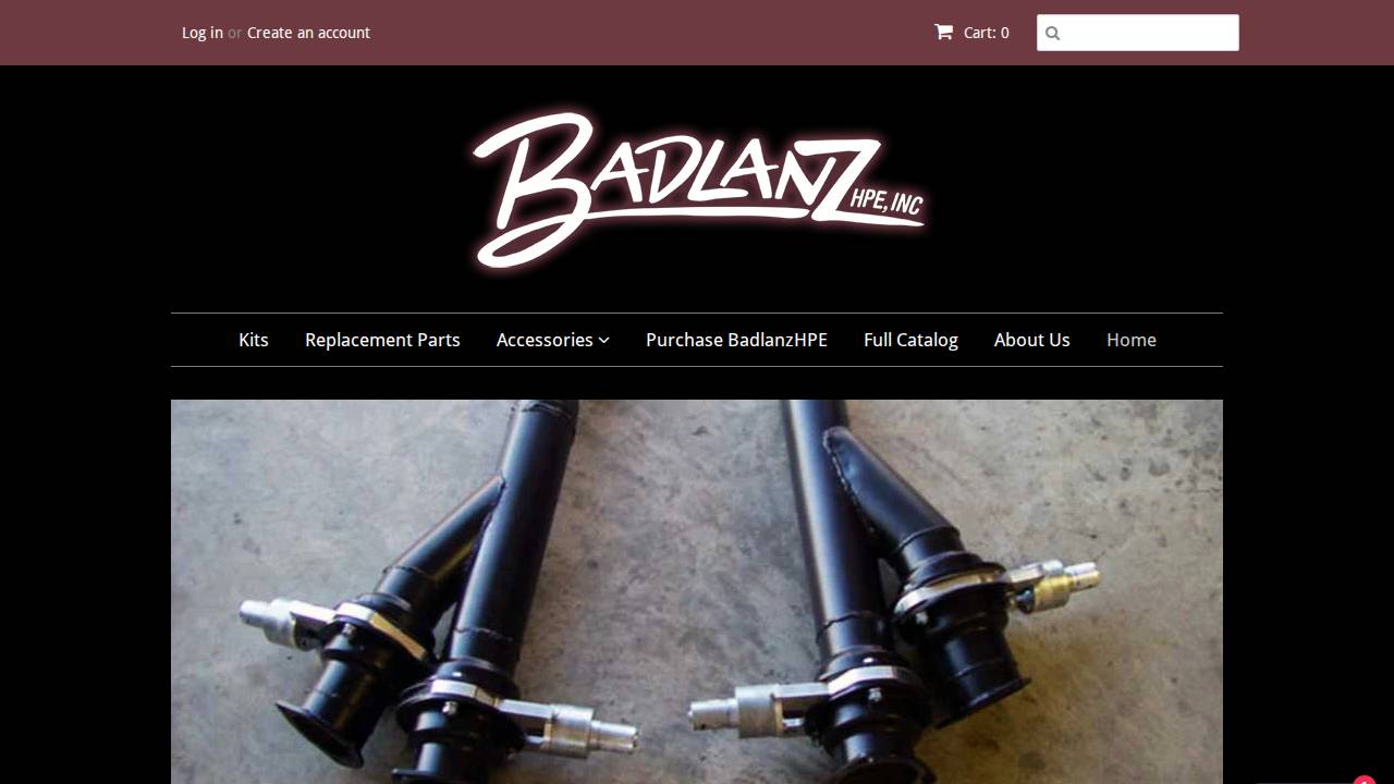 Badlanz Hpe website screenshot