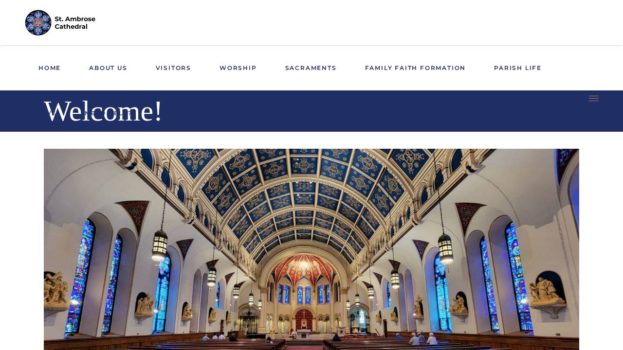 Roman Catholic Cathedral website screenshot