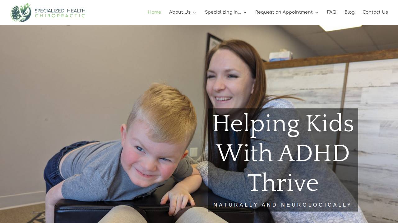 Adel Chiropractic Inc. website screenshot