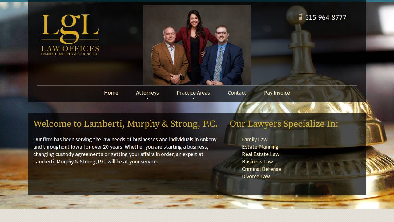 Murphy & Murphy Ptrs website screenshot