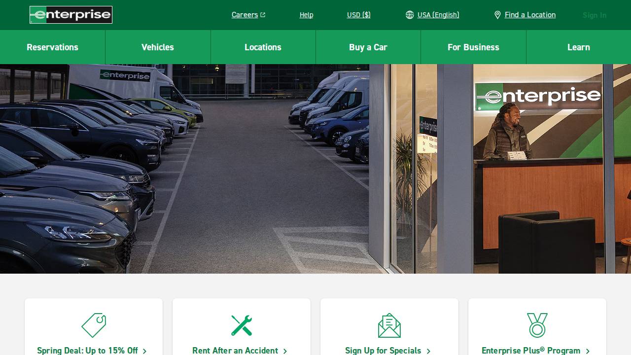 Nada Enterprise website screenshot