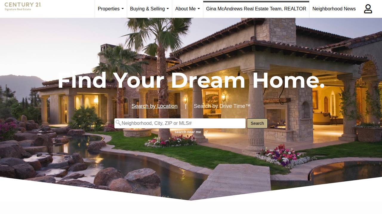 McAndrew website screenshot