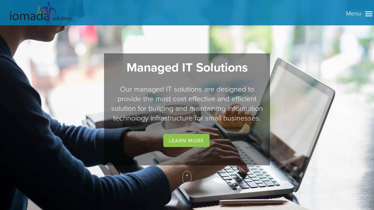 Iomada Solutions website screenshot