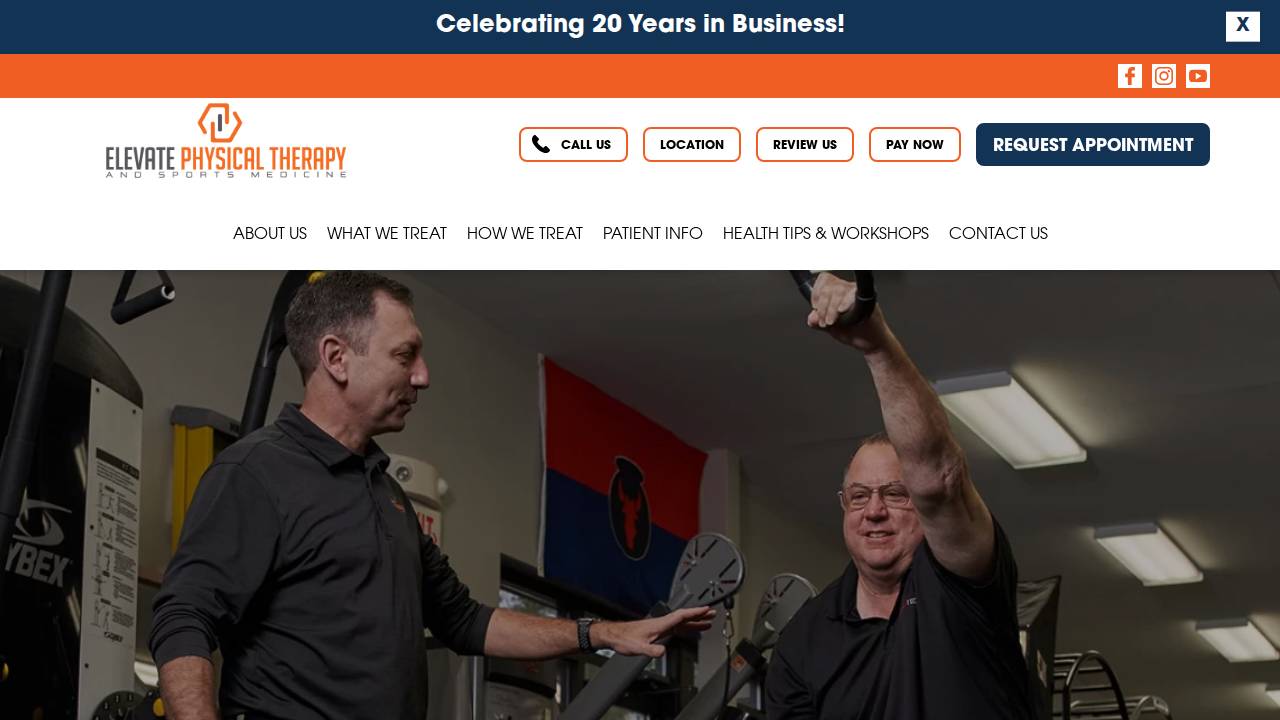 Bartek Therapy Services website screenshot