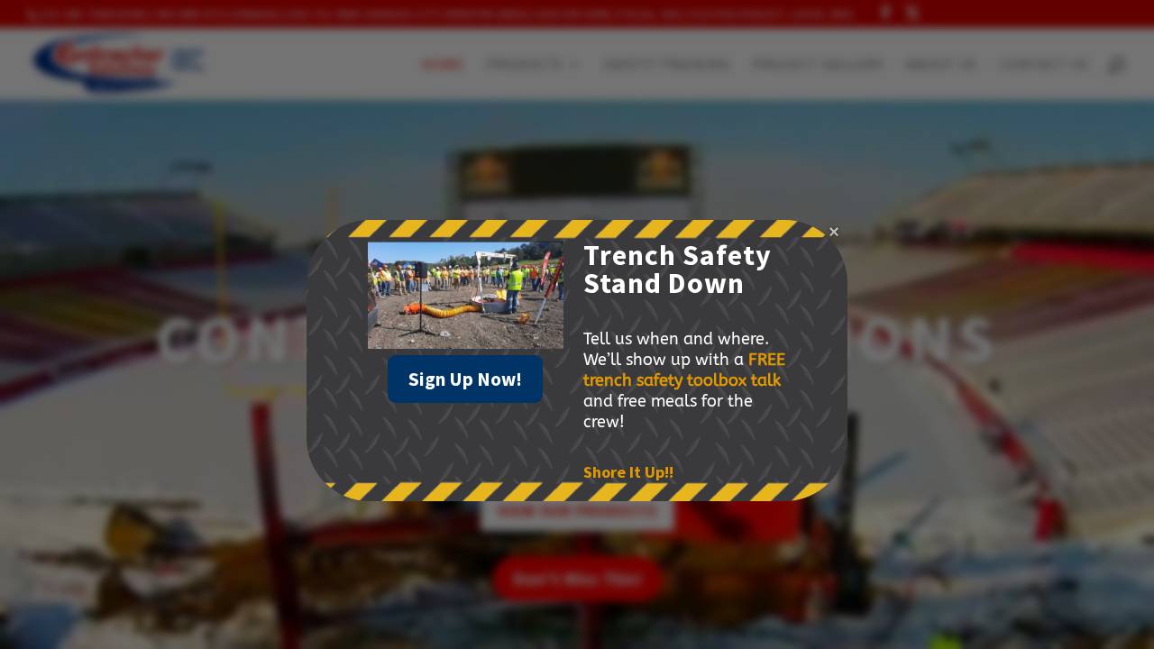 Contractor Solutions LLC website screenshot