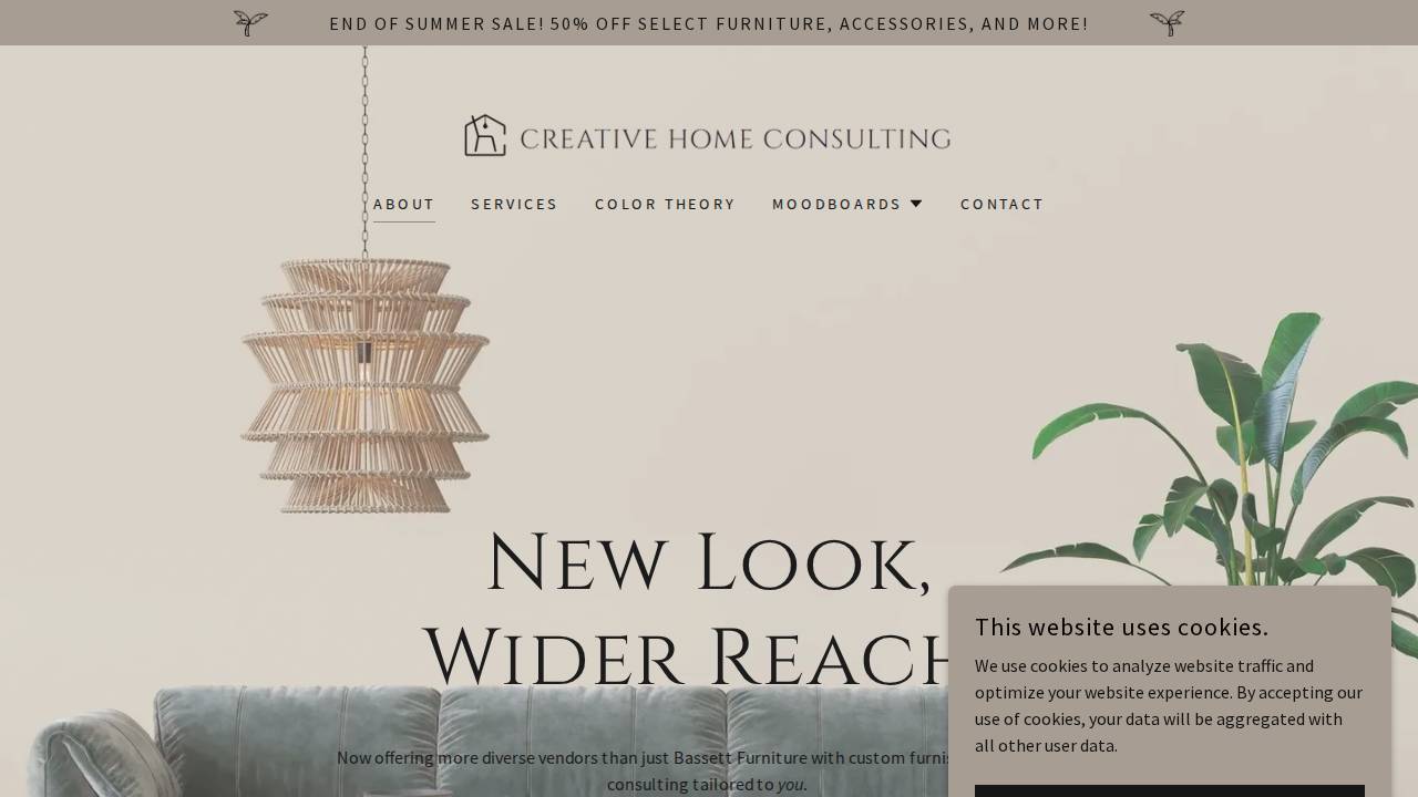 Creative Home Lc website screenshot