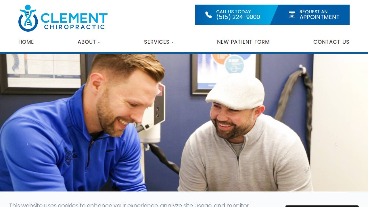 Clement Sports Service website screenshot