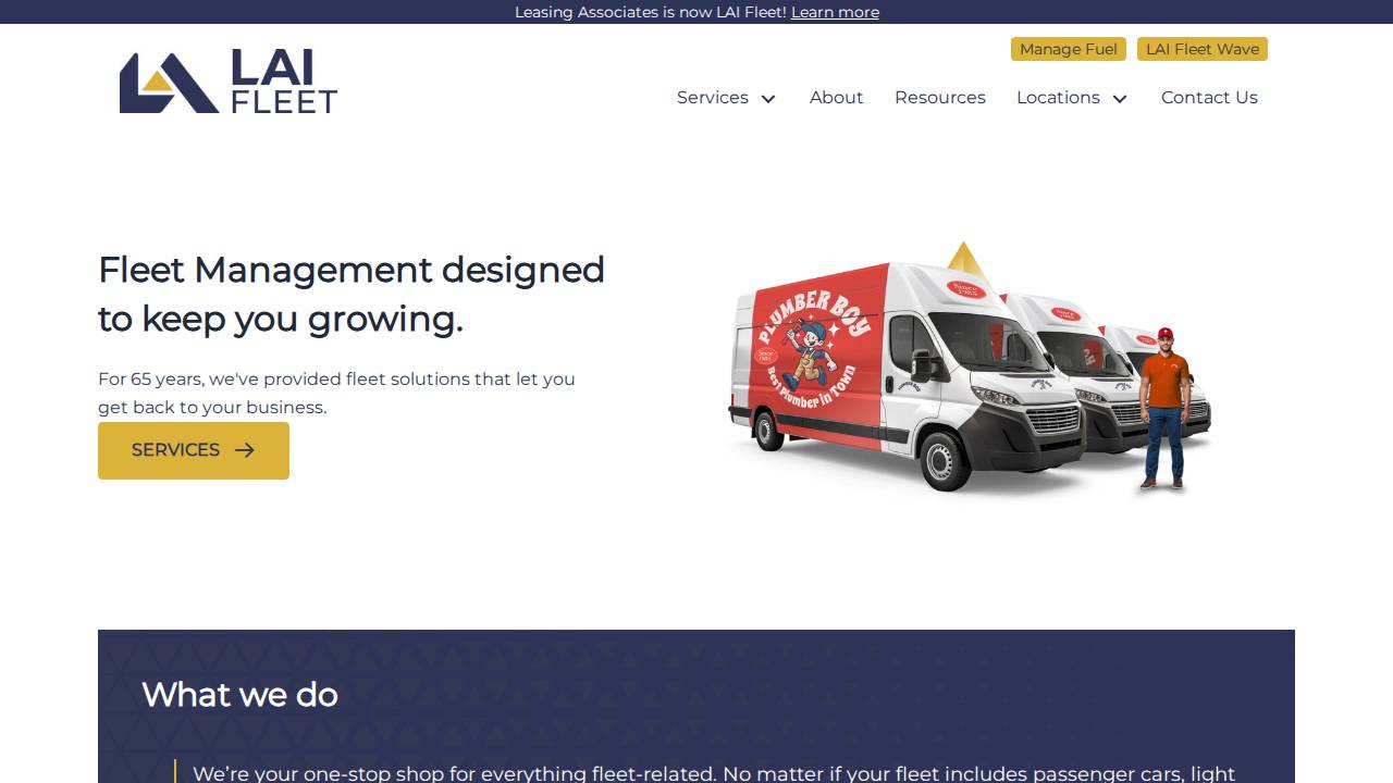 Electronic Leasing Associates Inc. website screenshot